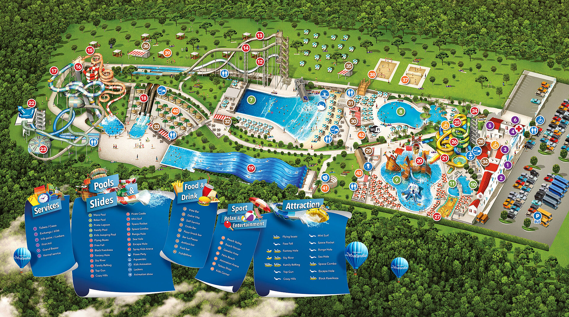 Istralandia Park Map